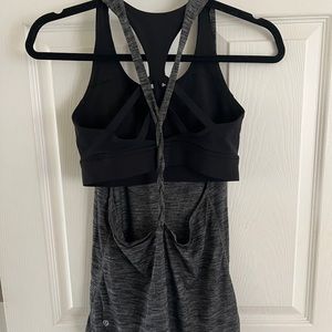 Lululemon tank with build in sports bra
